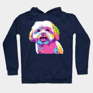 Maltese Pop Art - Dog Lover Gifts Hoodie